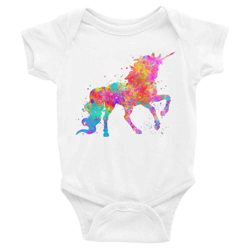 Watercolor Unicorn Infant Bodysuit - Zuzi's