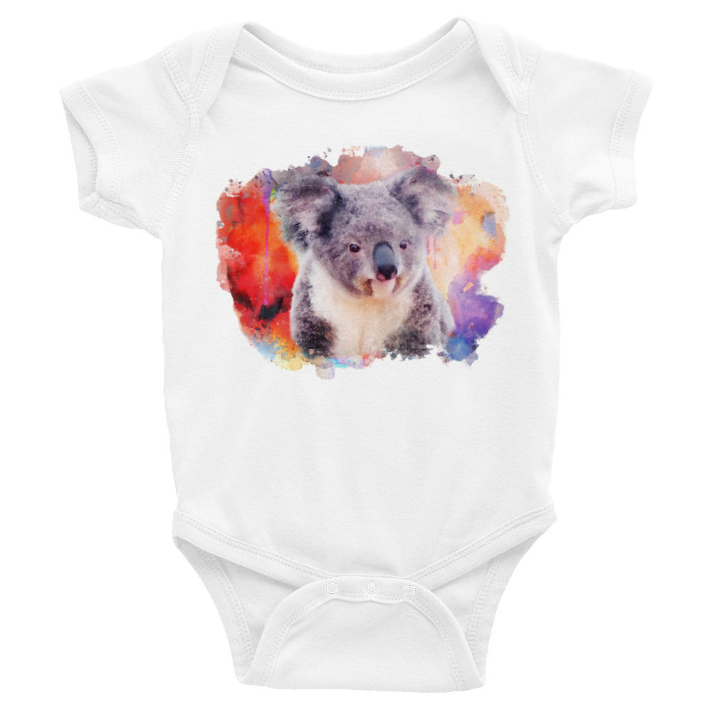 Watercolor Koala Infant Bodysuit - Zuzi's