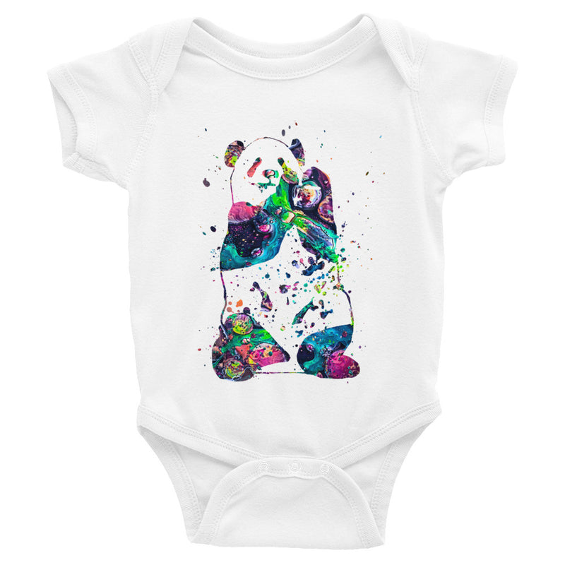 Watercolor Panda Infant Bodysuit - Zuzi's