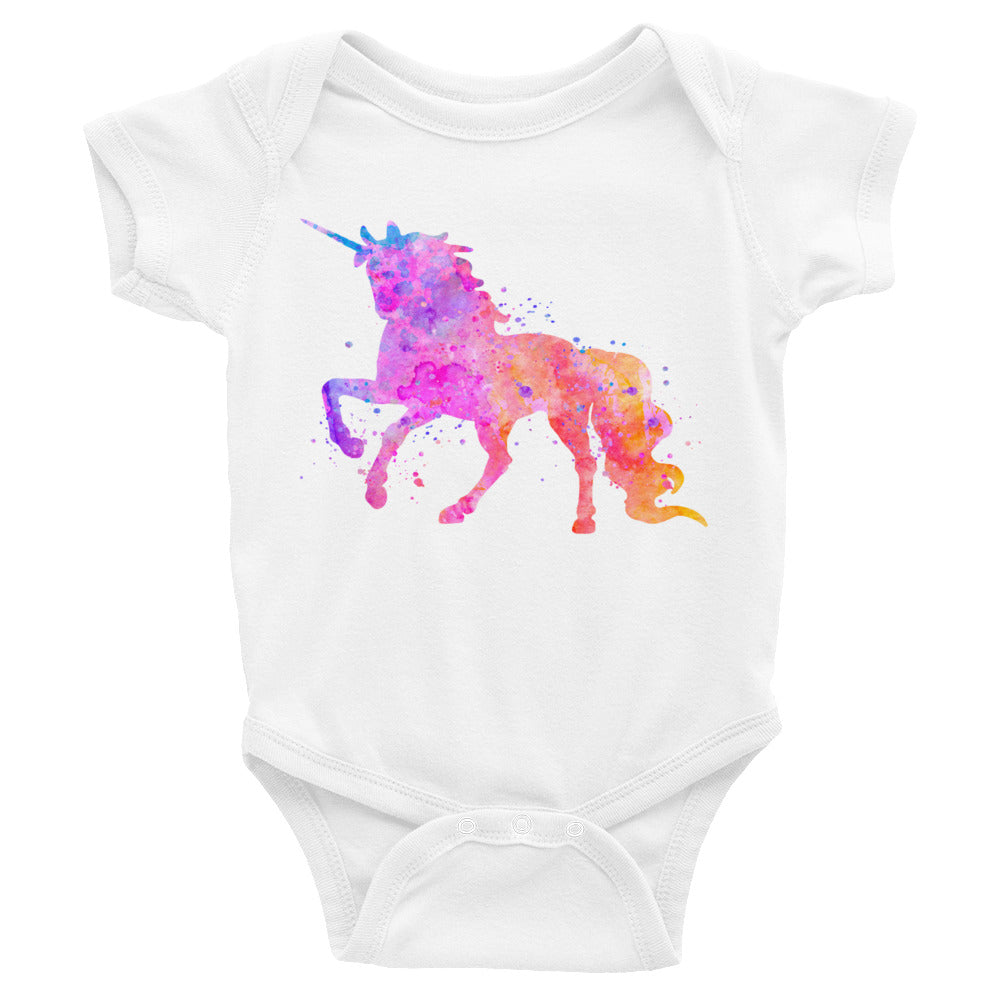 Watercolor Unicorn Infant Bodysuit - Zuzi's