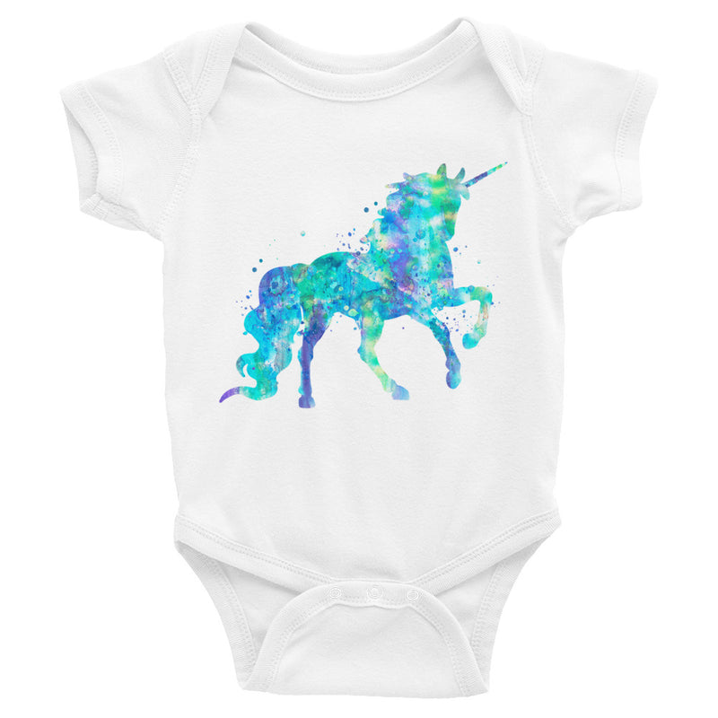 Watercolor Unicorn Infant Bodysuit - Zuzi's