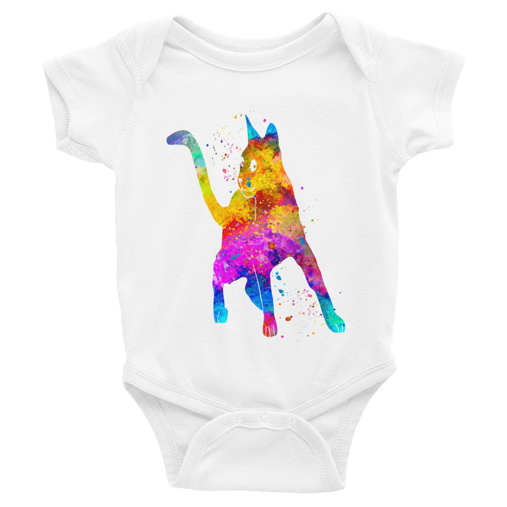 Watercolor Cat Infant Bodysuit - Zuzi's