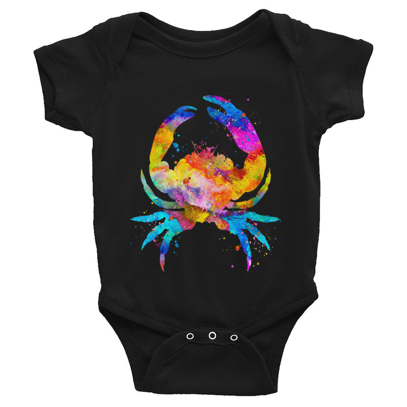 Watercolor Crab Infant Bodysuit - Zuzi's