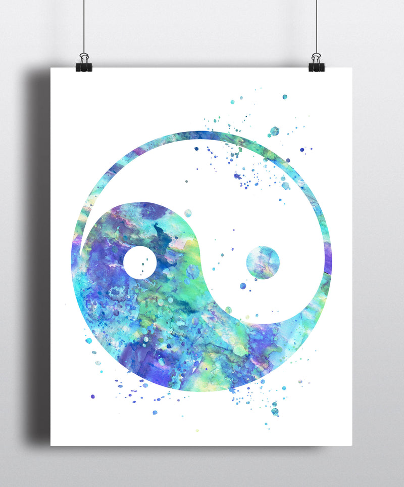 Yin Yang Art Print - Unframed - Zuzi's
