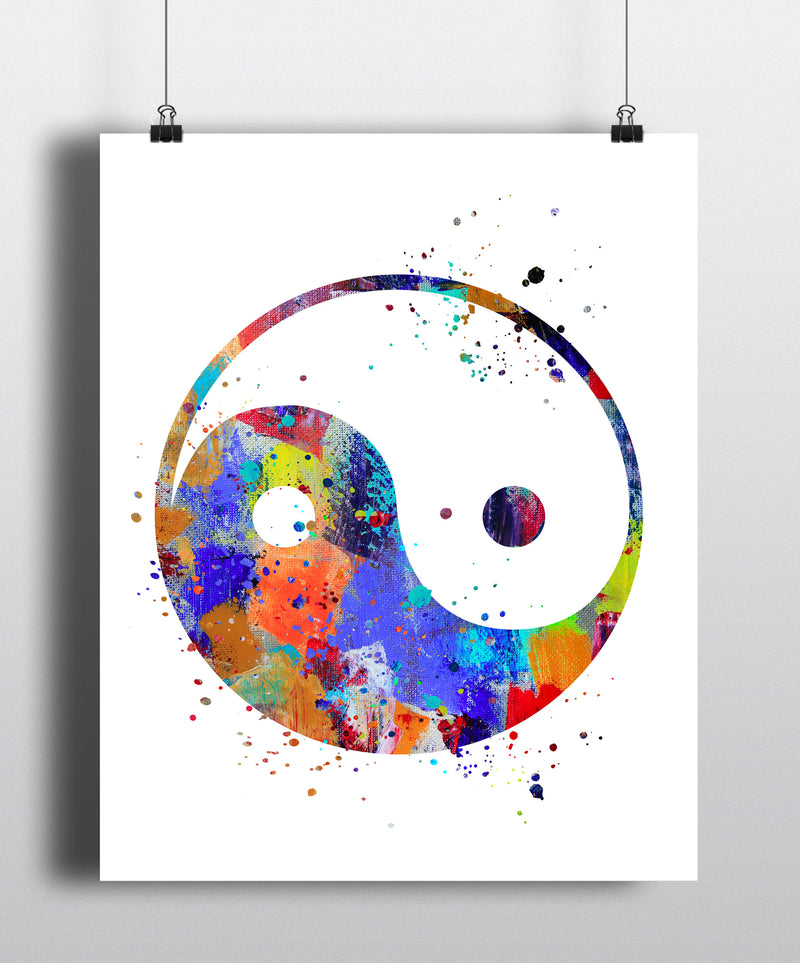 Yin Yang Art Print - Unframed - Zuzi's