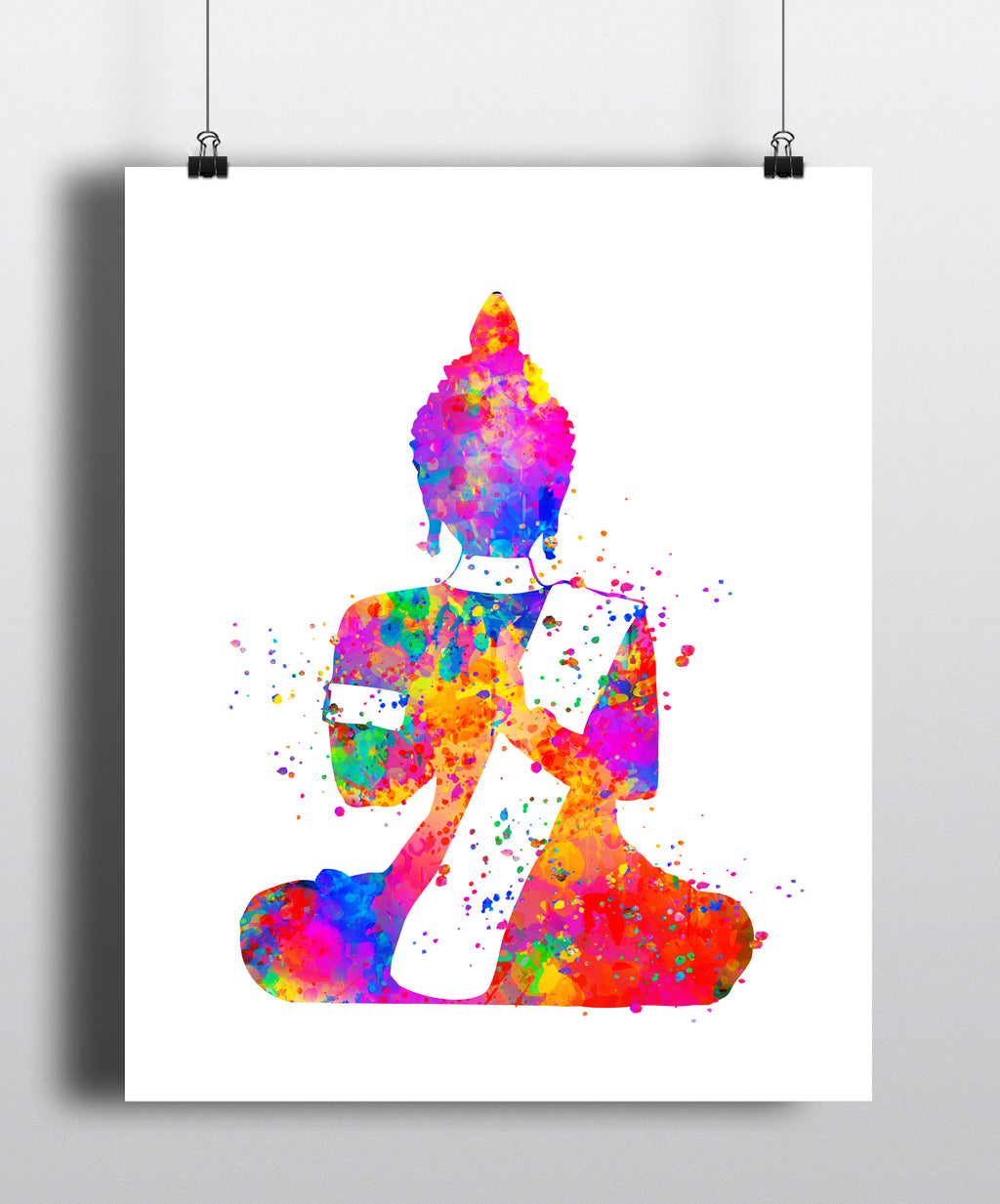 Buddha Watercolor Art Print - Unframed - Zuzi's