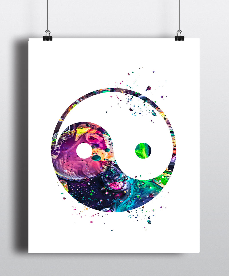 Yin Yang Art Print - Unframed - Zuzi's