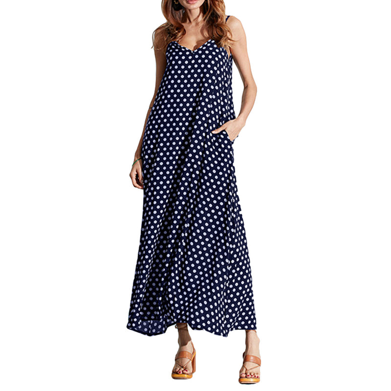 Polka Dot Maxi Dress - Zuzi's
