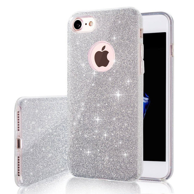 Multiple Colors Gradient Glitter  iPhone Case - Zuzi's