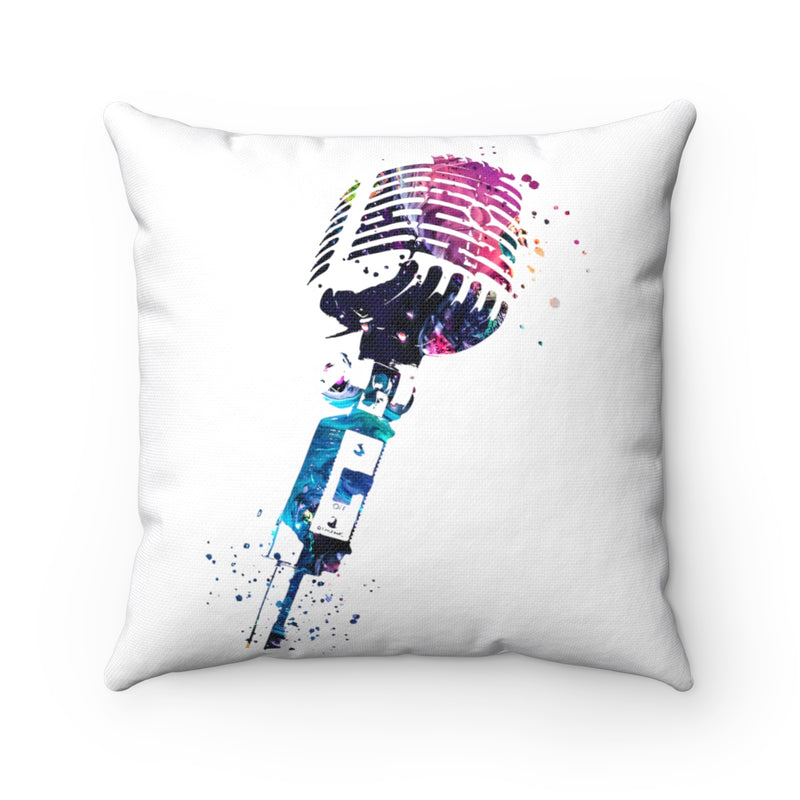 Microphone Square Pillow - Zuzi's