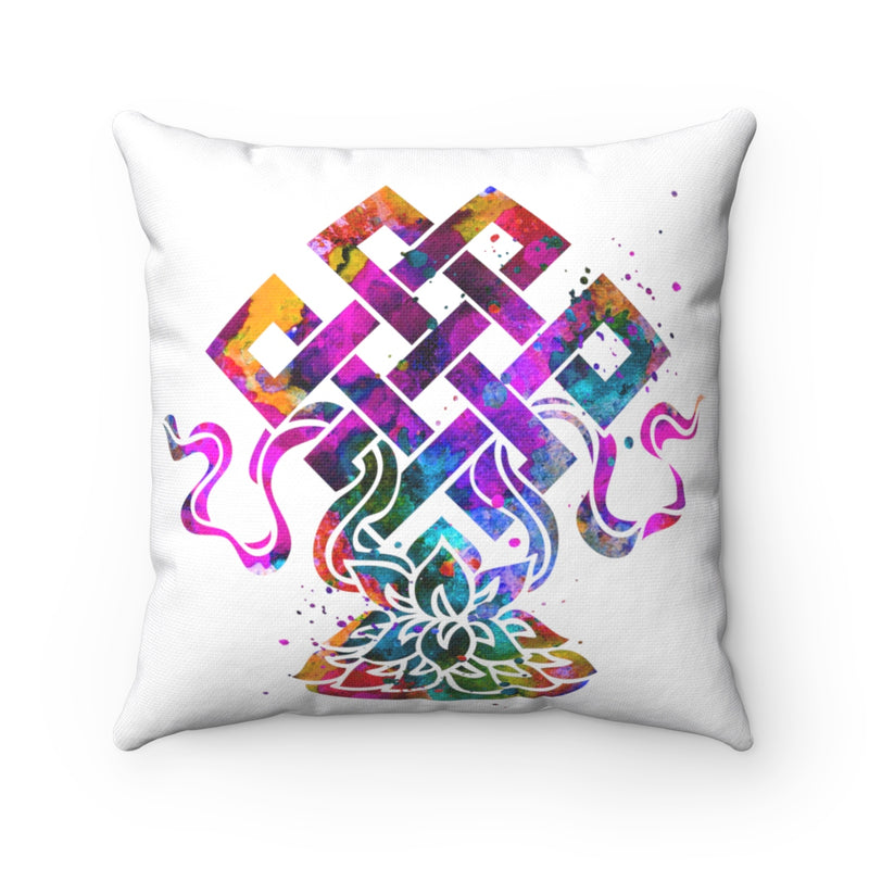 Eternal Knot Square Pillow - Zuzi's