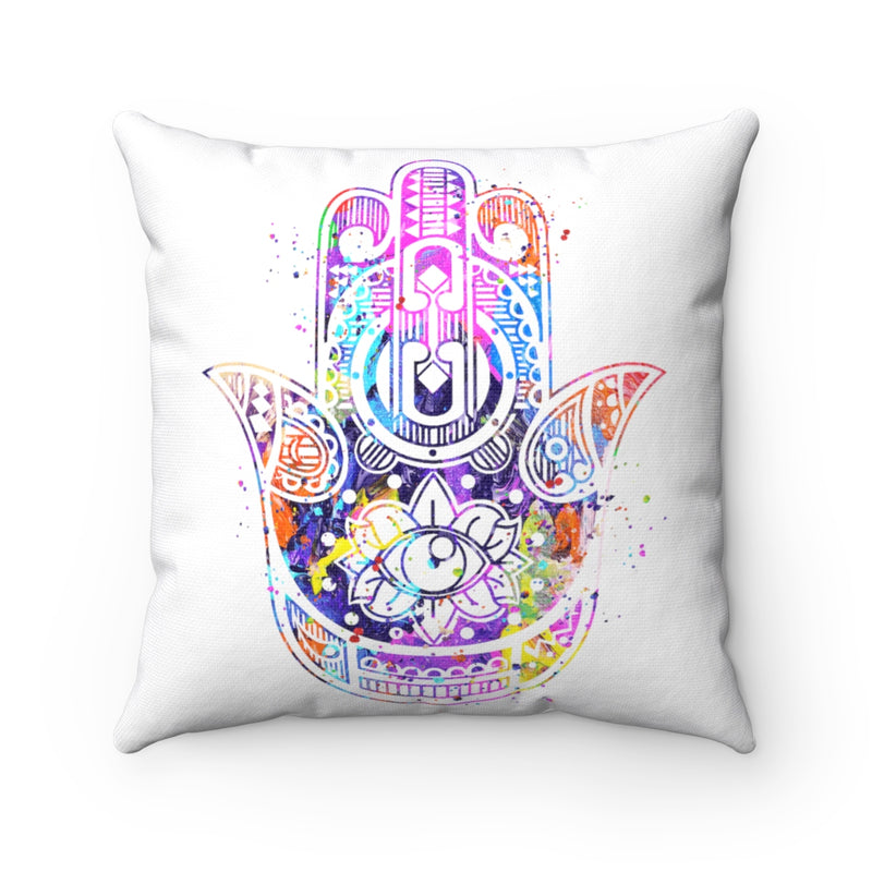 Hamsa Hand Square Pillow - Zuzi's