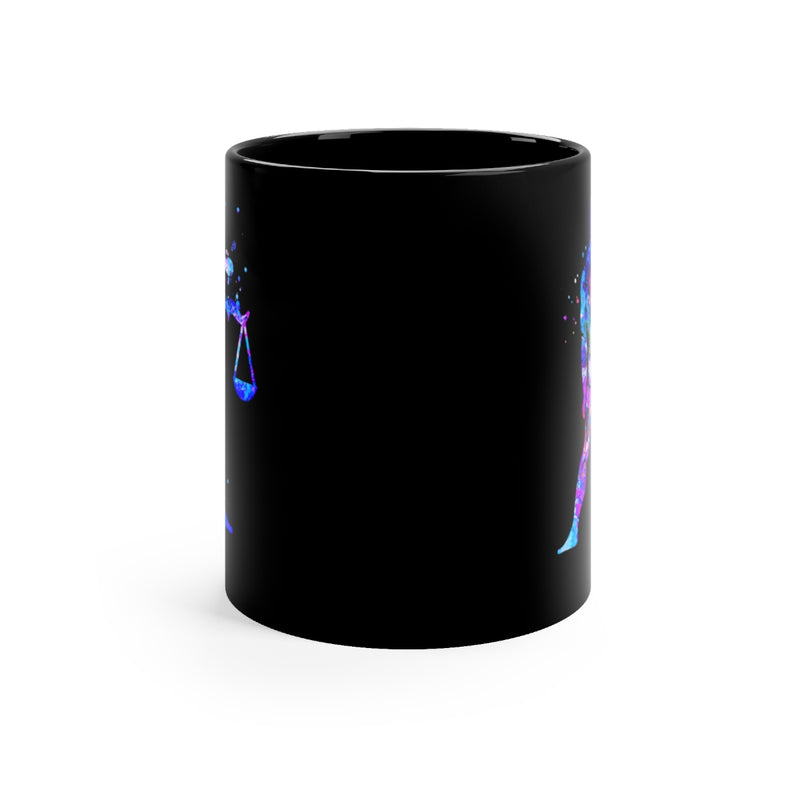 Libra Zodiac Sign Black Mug 11oz - Zuzi's