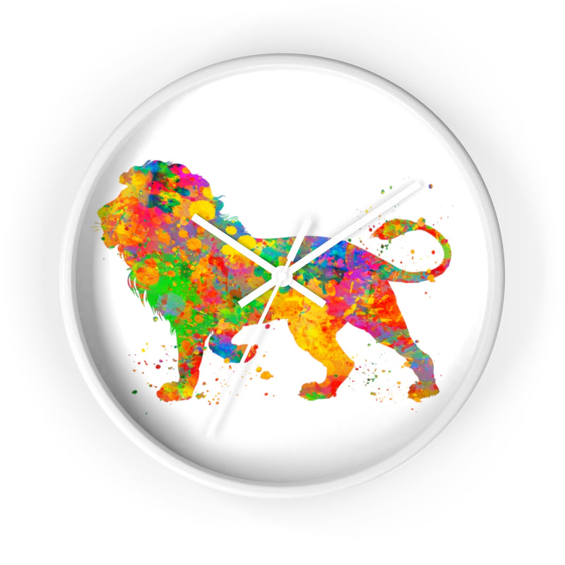 Watercolor Lion Wall Clock - Zuzi's