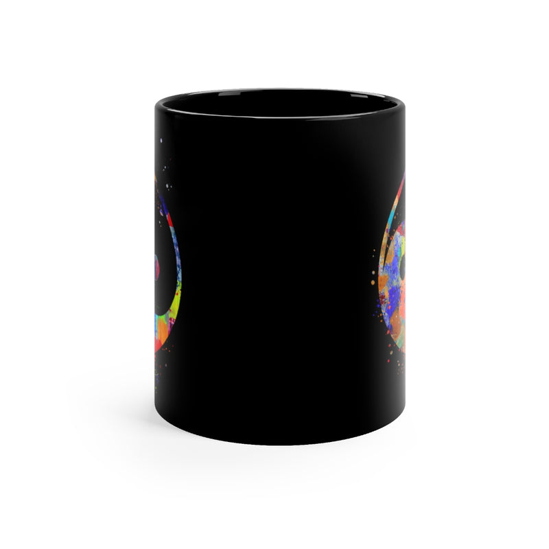 Yin Yang Black Mug 11oz - Zuzi's