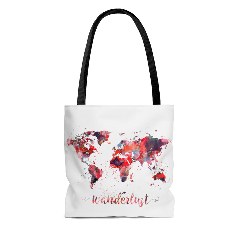 Wanderlust World Map Tote Bag - Zuzi's