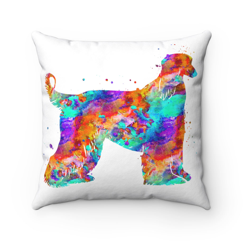 Afghan Hound Square Pillow - Zuzi's