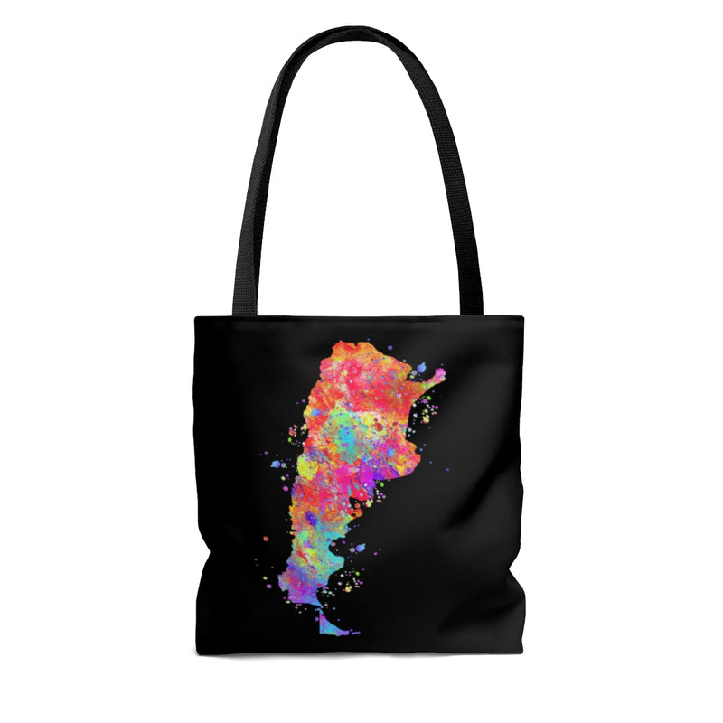 Watercolor Argentina  Map Tote Bag - Zuzi's