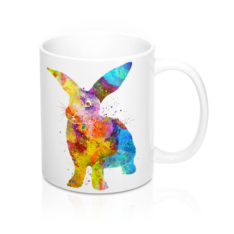 Watercolor Bunny Rabbit Mug - Zuzi's