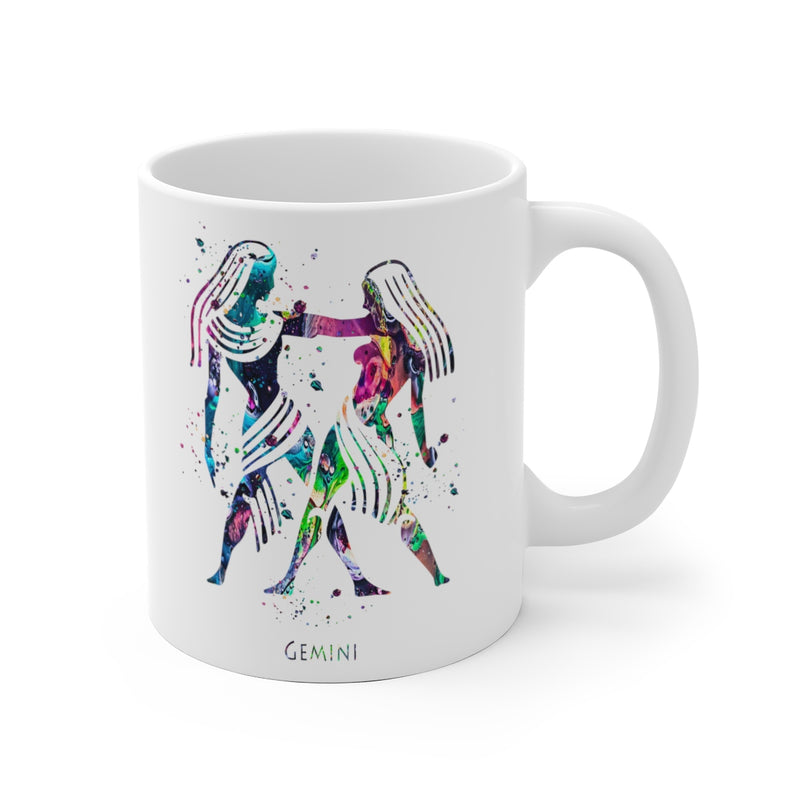 Gemini Zodiac Sign Mug - 11 oz, 15 oz - Zuzi's