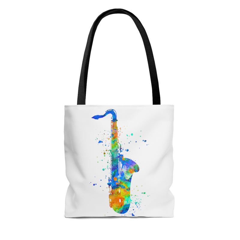 Watercolor Saxophone Tote Bag - Zuzi's