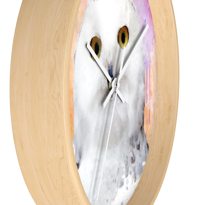 Watercolor Owl Wall Clock - Zuzi's