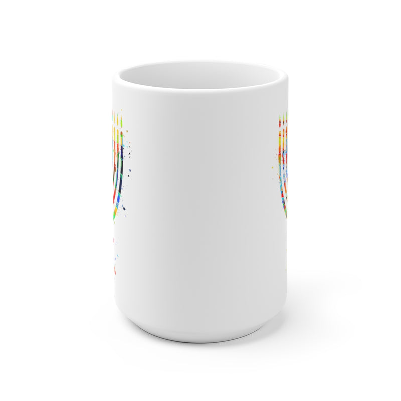 Menorah Mug - 11 oz, 15 oz - Zuzi's