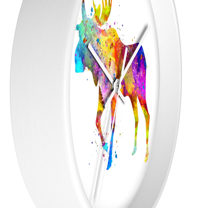 Watercolor Moose Wall Clock - Zuzi's