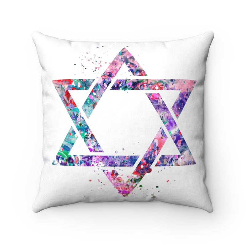 Star Of David Square Pillow - Zuzi's