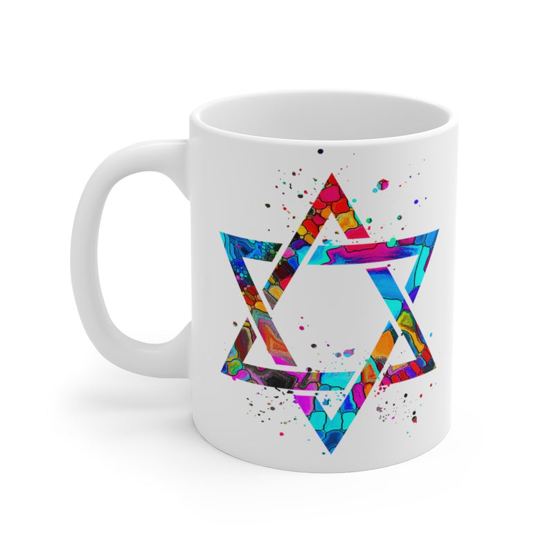 Star Of David Mug - 11 oz, 15 oz - Zuzi's