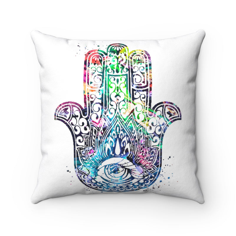 Hamsa Hand Square Pillow - Zuzi's