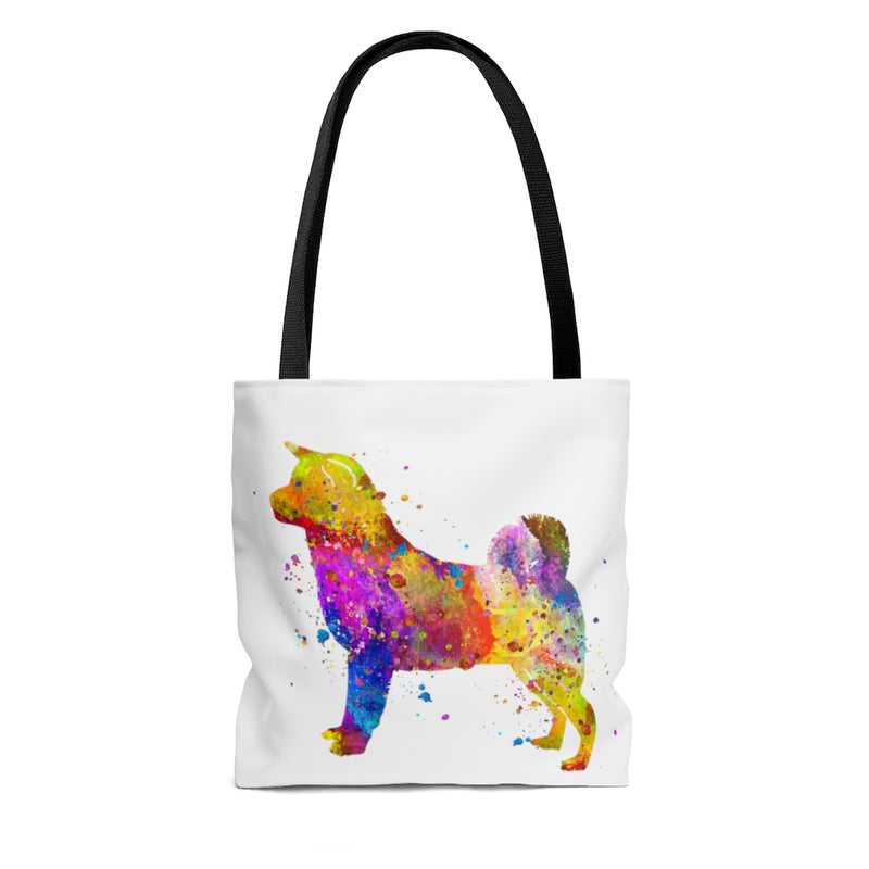 Watercolor Akita Tote Bag