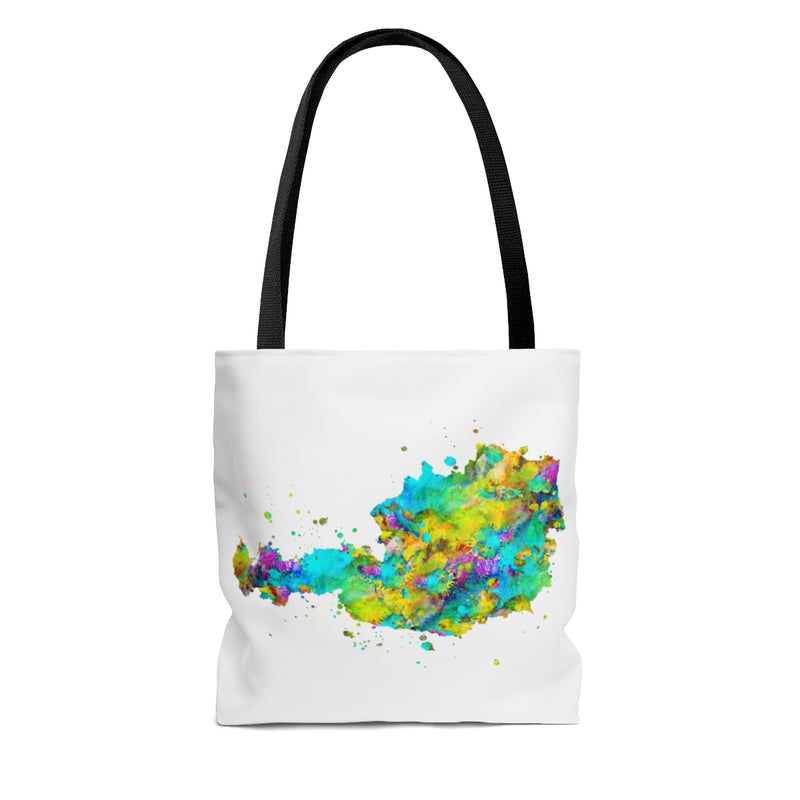 Watercolor Austria Map Tote Bag - Zuzi's