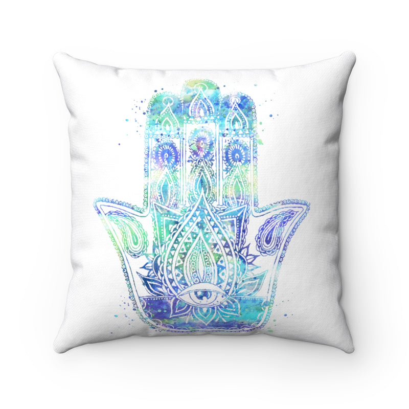 Hamsa Hand Square Pillow - Zuzi's