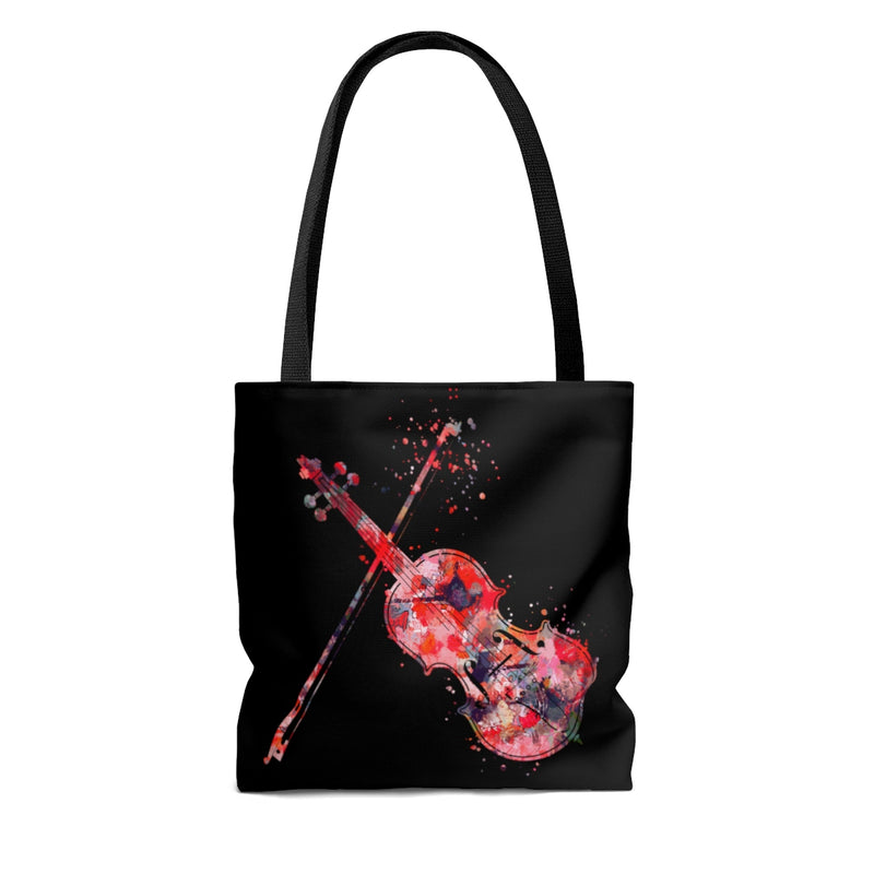 Watercolor Violin Tote Bag - Zuzi's