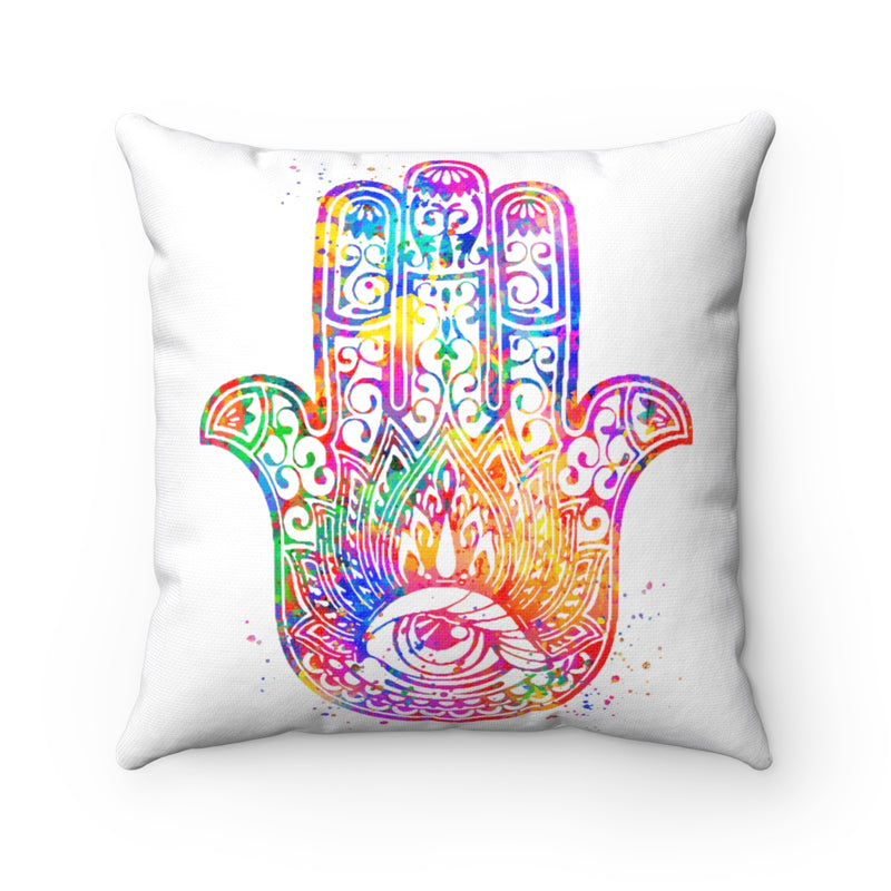 Hamsa Hand Square Pillow - Zuzi's