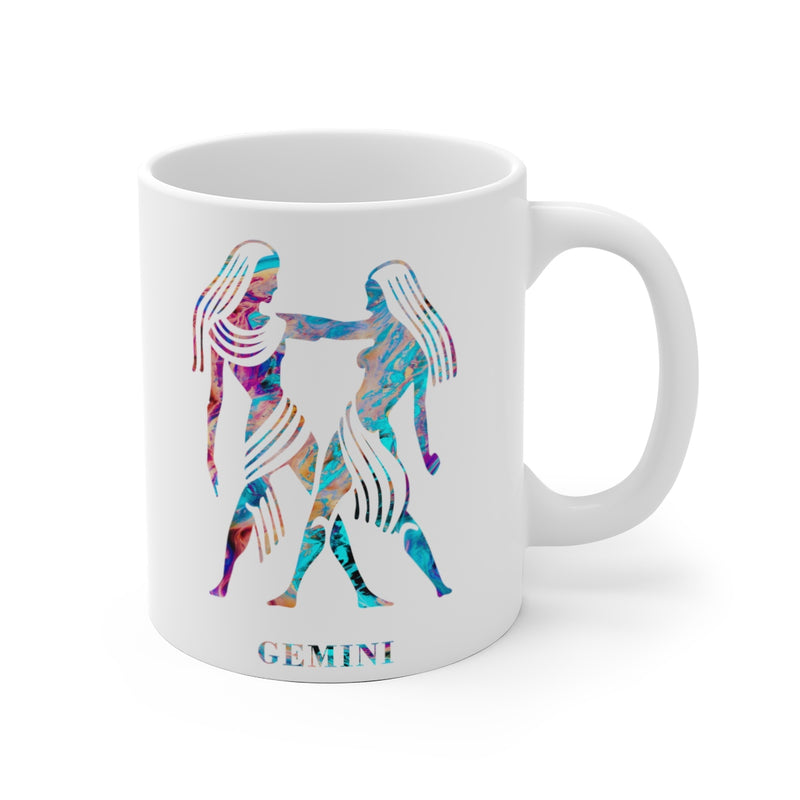 Gemini Zodiac Sign Mug - 11 oz, 15 oz - Zuzi's