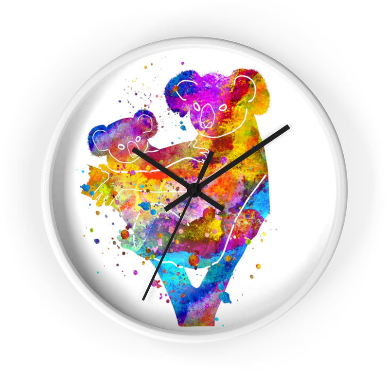 Watercolor Koala Wall Clock - Zuzi's