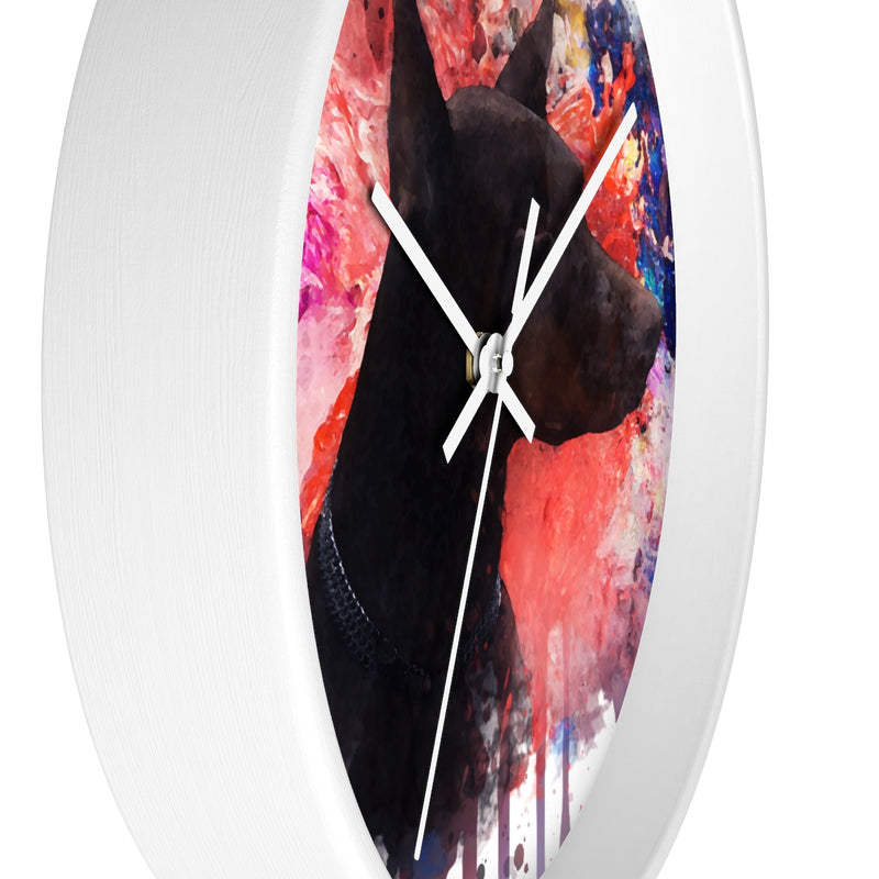 Watercolor Doberman Wall Clock - Zuzi's