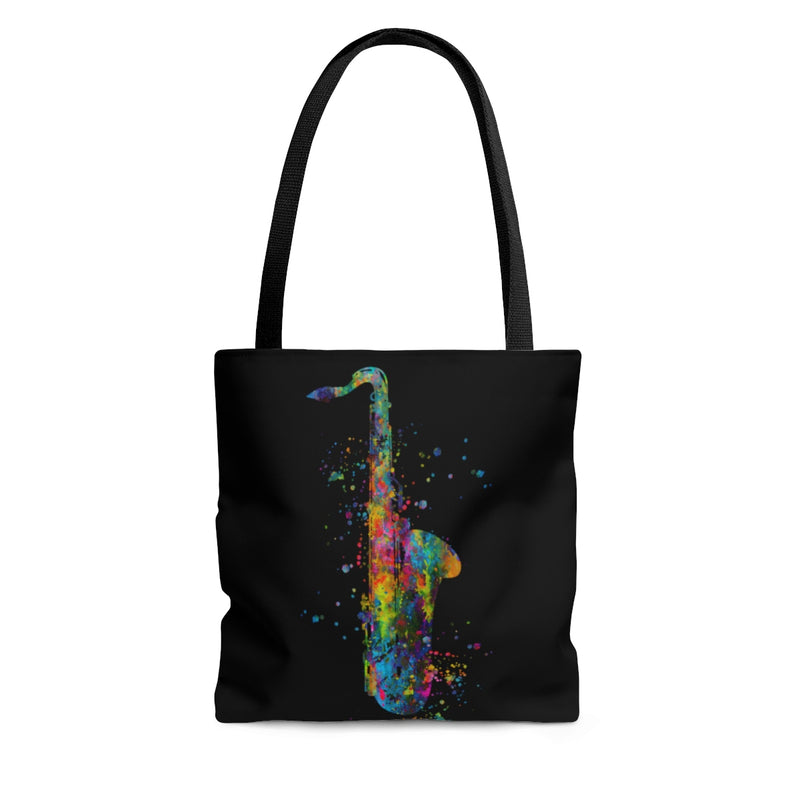 Watercolor Saxophone Tote Bag - Zuzi's