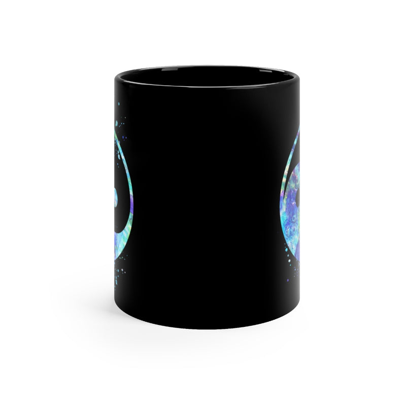 Yin Yang Black Mug 11oz - Zuzi's