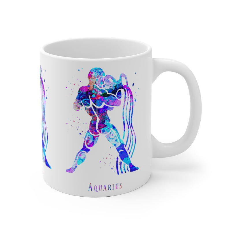 Aquarius Zodiac Sign Mug - 11 oz, 15 oz - Zuzi's