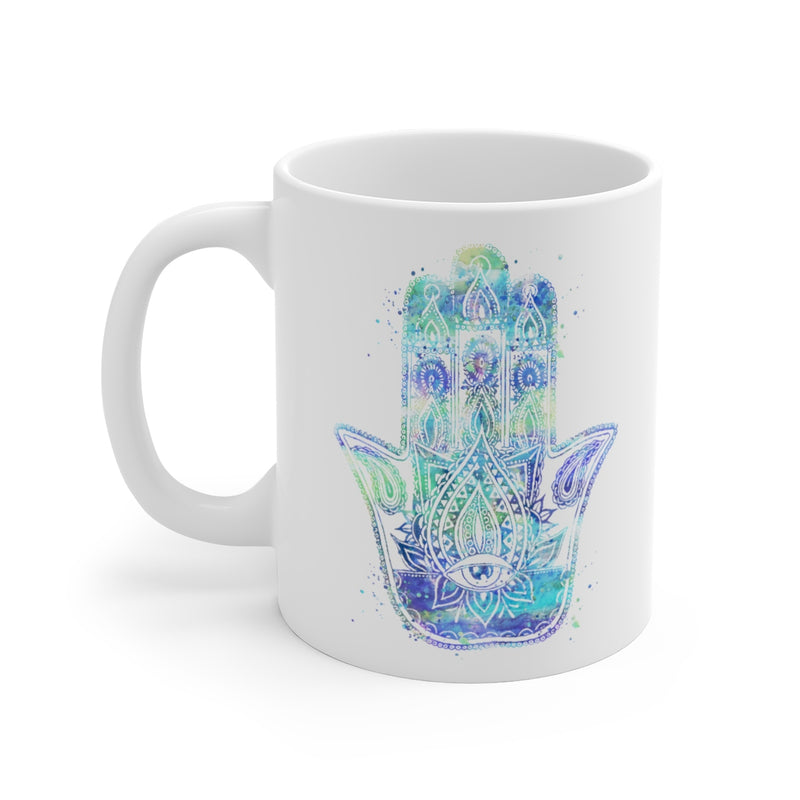 Hamsa Hand Mug - 11 oz, 15 oz - Zuzi's