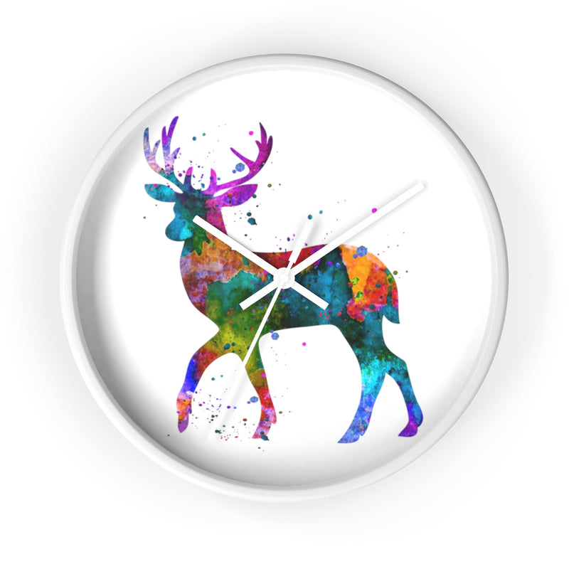 Watercolor Deer Wall Clock - Zuzi's