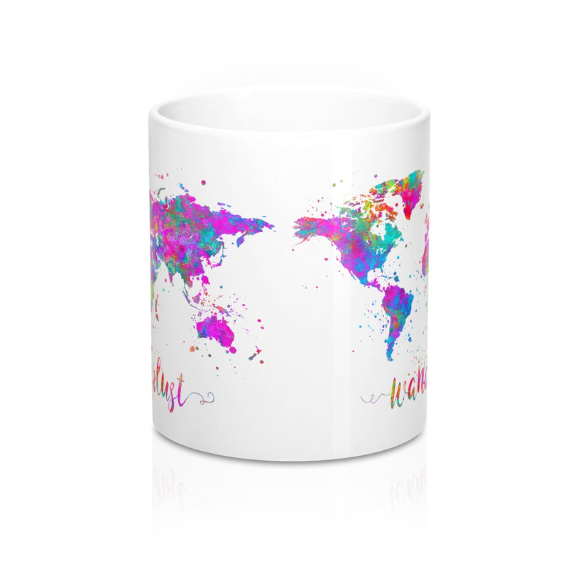 Wanderlust Map Mug - Zuzi's