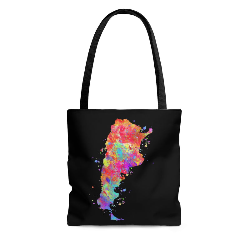 Watercolor Argentina  Map Tote Bag - Zuzi's