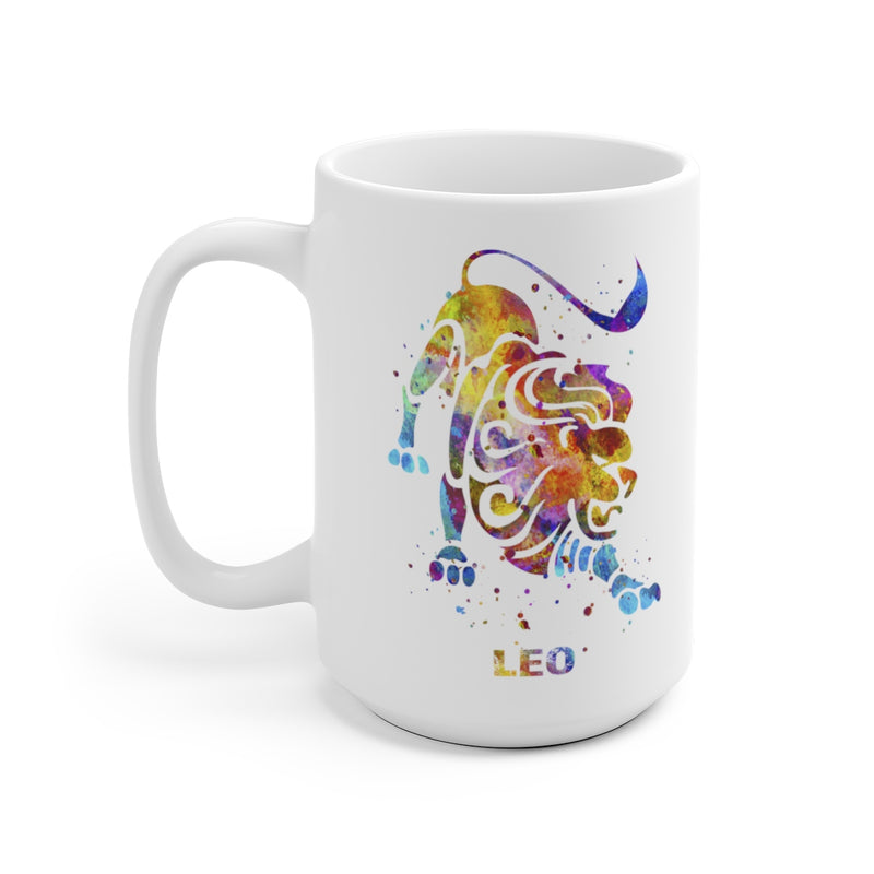 Leo Zodiac Sign Mug - 11 oz, 15 oz - Zuzi's