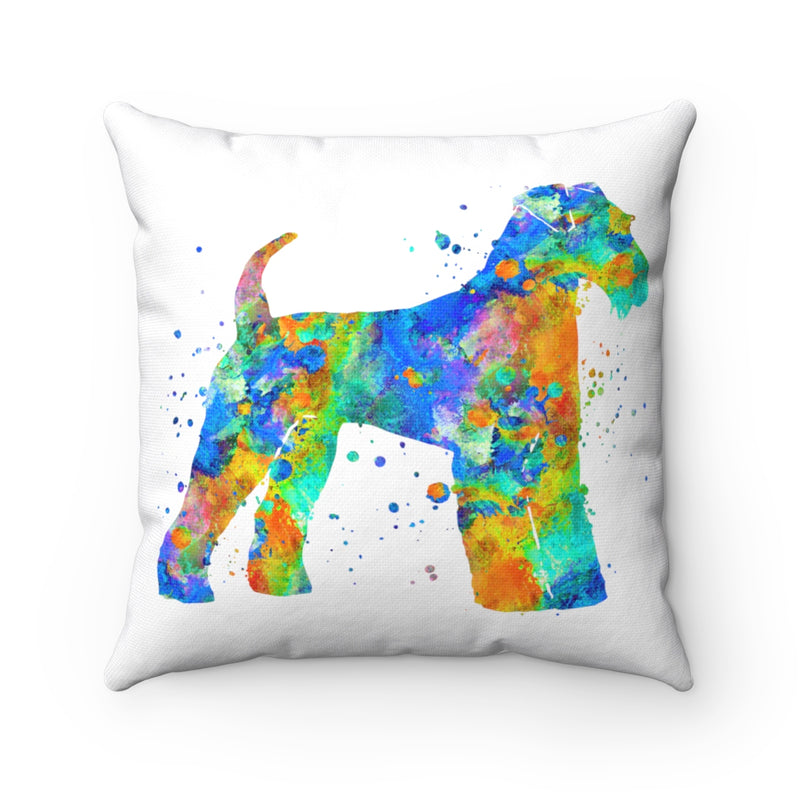 Airedale Terrier Square Pillow - Zuzi's