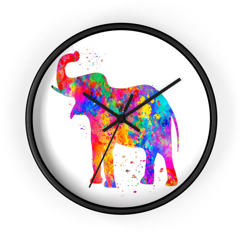 Watercolor Elephant Wall Clock - Zuzi's