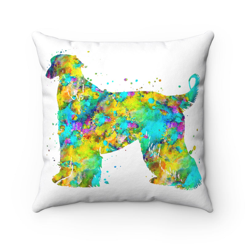 Afghan Hound Square Pillow - Zuzi's